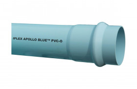 Iplex Apollo Blue PN12.5 PVC-O Pressure Pipe Imperial Pipe Series 2 Rubber Ring Joint