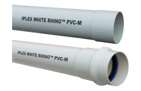 Iplex White Rhino PN9 PVC-M Pressure Metric Pipe Series 1 RRJ & SCJ