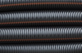 Nexus™ Hi-Way Road Drainage Pipe Twin Wall Smooth Bore Heavy Duty PE - punched 