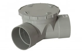 Iplex Novadrain PVC-U Access Bend Solvent Cement Joint F&F
