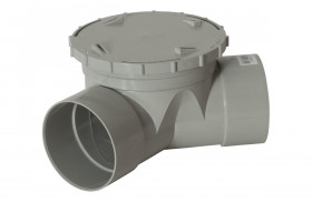 Iplex Stormfit PVC-U Stormwater Access Bend Solvent Cement Joint F&F