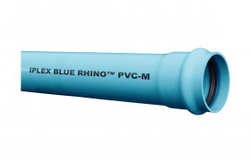 Iplex Blue Rhino PN12 PVC-M Pressure Pipe Imperial CIOD Series 2 Rubber Ring Joint