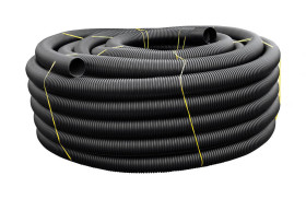 Iplex Novaflo Single Wall Corrugated Bore PE  Land Drainage Pipe - punched