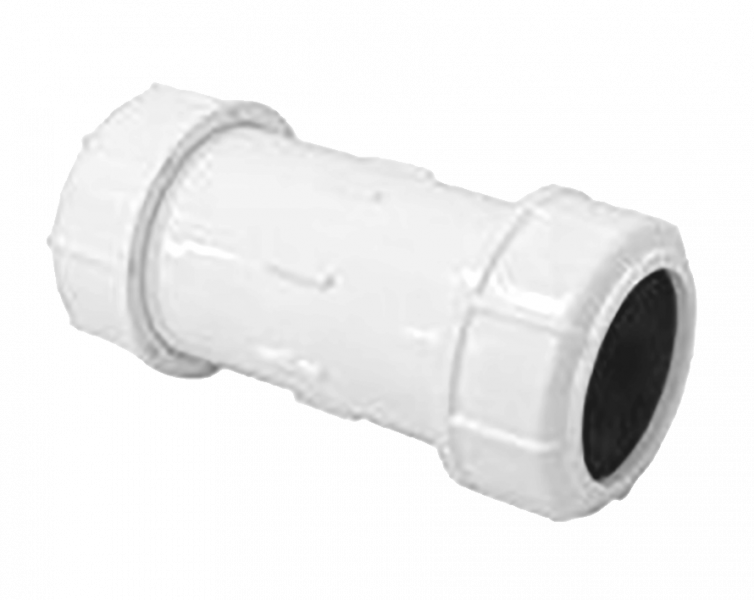 Novakey PVCU Pressure Pipe Fittings Compression Coupling (PN12) Iplex NZ