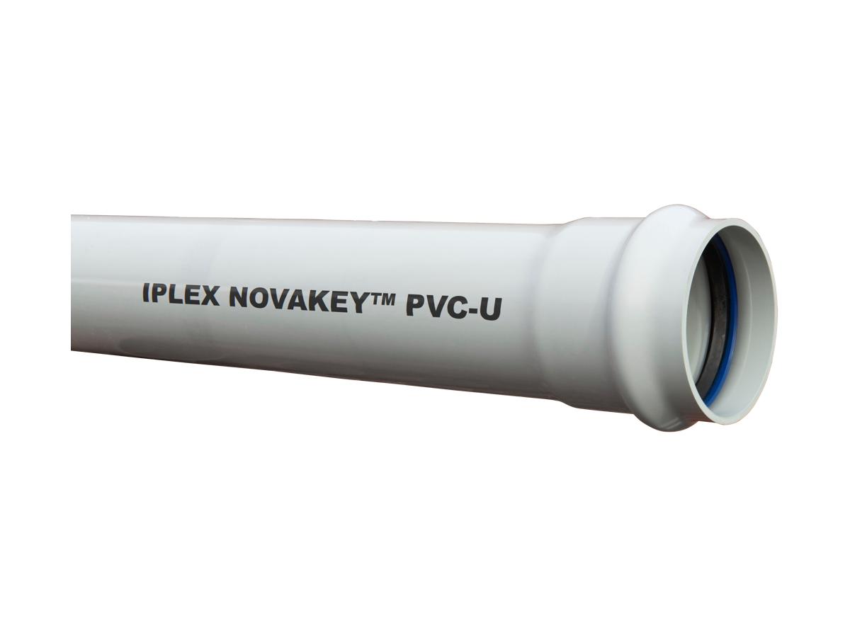 Novakey PN15 PVCU Pressure Pipe RRJ Metric Pipe Series 1 Iplex NZ