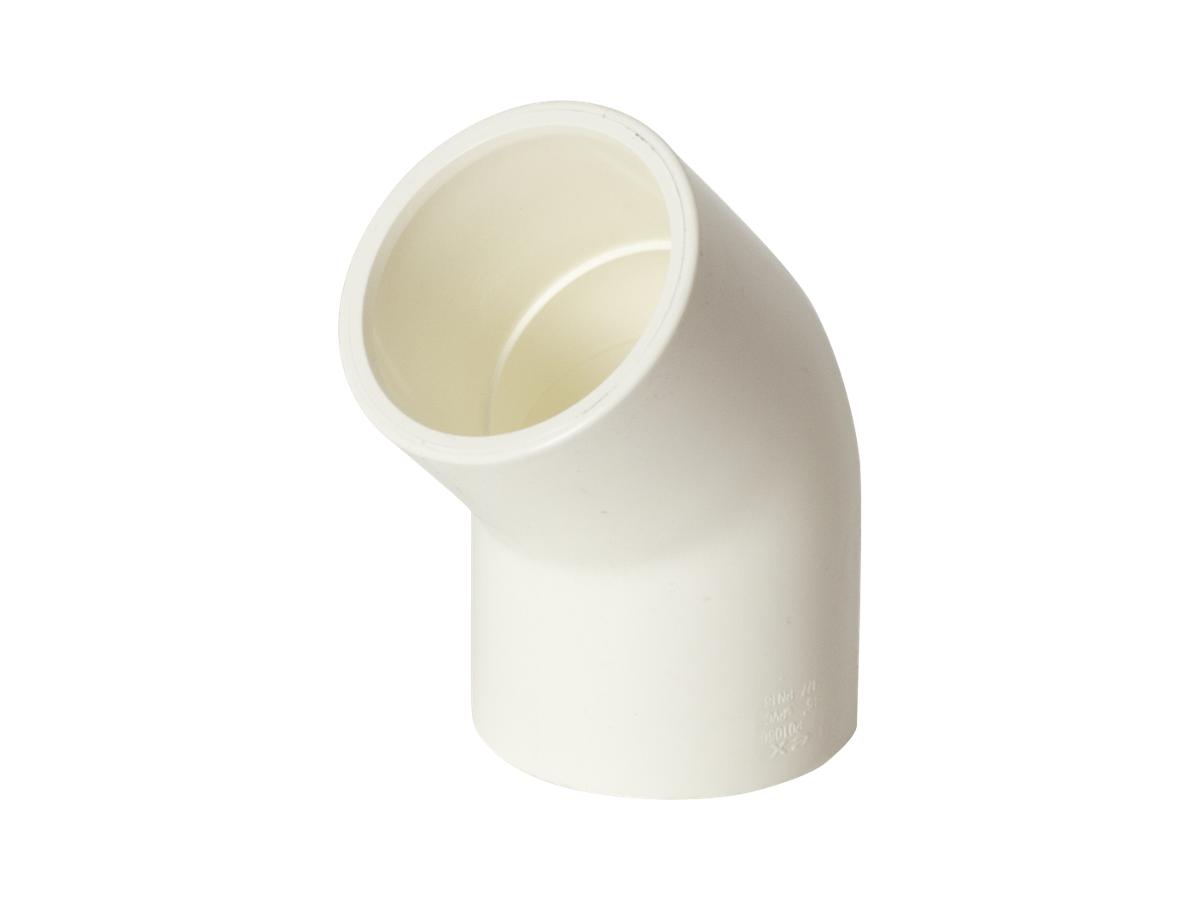 Novakey PVCU Pressure Pipe Fitting Plain 45° Elbow Iplex NZ