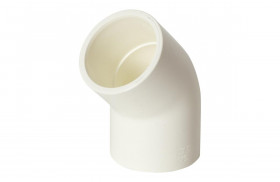 Iplex Novakey PVC-U Pressure Plain 45° Elbow Solvent Cement Joint F&F