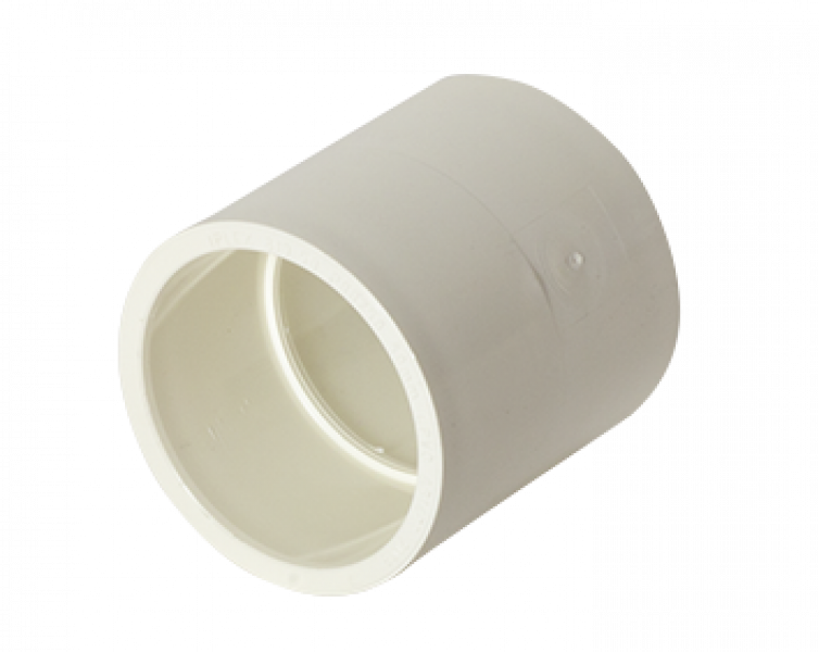 Novakey PVCU Pressure Pipe Fittings Plain Coupler Iplex NZ