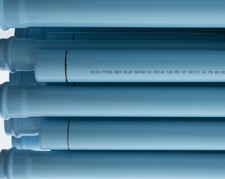 Blue Rhino PN12 PVCM Pressure Pipe CIOD Series 2 Iplex NZ