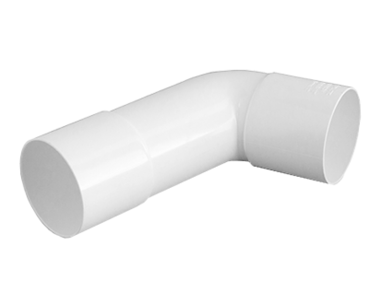 pvcu rainwater 65mm and 80mm downpipe socket bend
