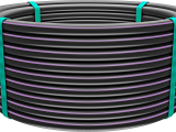 3.612 Small Free Standing Coil (Lilac Stripe)