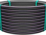 3.612 Small Free Standing Coil (Lilac Stripe)
