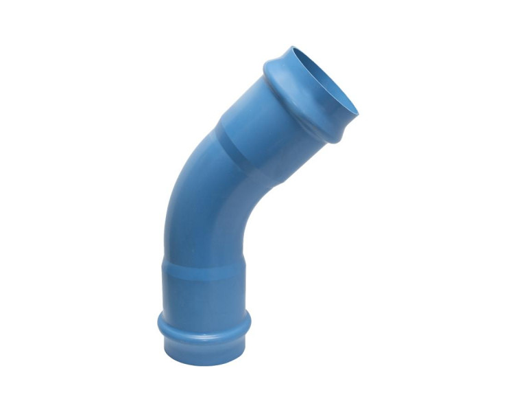 Iplex Apollo PVCO Pressure Fittings RRJ Plain 45° Elbow F&F