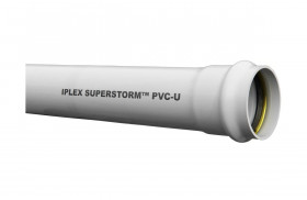 Iplex Superstorm PVC-U Stormwater Pipe Solvent Cement or Rubber Ring Joint