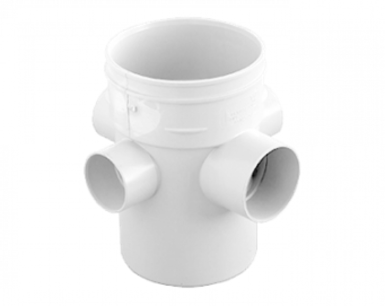 Novadrain PVCU Boss Junction F&F* Solvent Cement Joint Iplex NZ